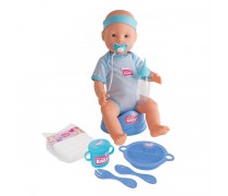 Interaktyvi lėlė berniukas su priedais 38 cm | New Born Baby | Simba 5030044